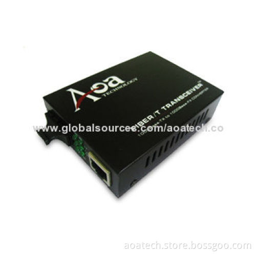 Giga Optical Transceiver, Compliant with IEEE1000Base-T and 1000Base-SX/LCNew